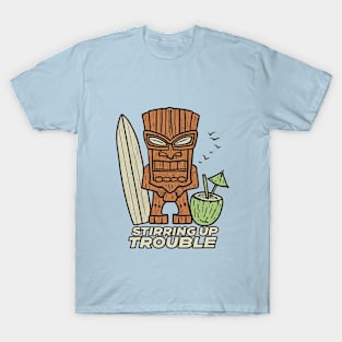 Stirring Up Trouble Retro Tiki T-Shirt